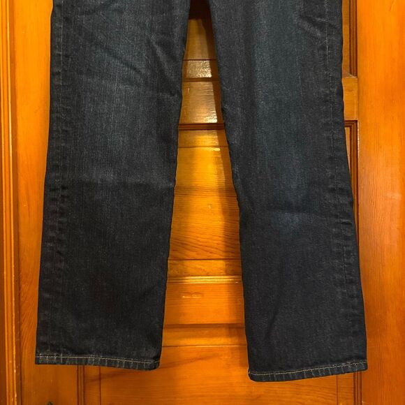 Lucky Brand Dark Wash Blue Janet Crop Straight Jeans Women’s 6 - 28 - Picture 3 of 9
